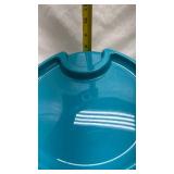 Turquoise and Green Plastic Plates Set from Pampered Chef Turquoise and Green Plastic Plates Set from Pampered Chef