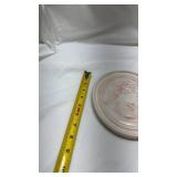 Ceramic Cameo Wall Plaques - Pink and White Set Ceramic Cameo Wall Plaques - Pink and White Set