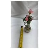 White Porcelain Floral Wall Sconce White Porcelain Floral Wall Sconce