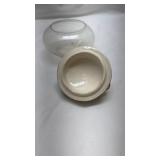 Floral Decorated Glass Bowl Floral Decorated Glass Bowl