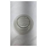 Floral Decorated Glass Bowl Floral Decorated Glass Bowl