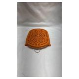 Orange Decorative Cast Iron Trivet Orange Decorative Cast Iron Trivet