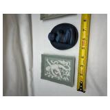 Wedgwood Style Jasperware Relief Plaques Set Wedgwood Style Jasperware Relief Plaques Set