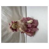 Musical Porcelain Ballerina Doll in Pink Lace Dress Musical Porcelain Ballerina Doll in Pink Lace Dress