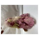 Musical Porcelain Ballerina Doll in Pink Lace Dress Musical Porcelain Ballerina Doll in Pink Lace Dress