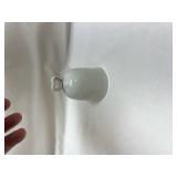 Floral Porcelain Bell with Heart Handle Floral Porcelain Bell with Heart Handle