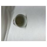 Floral Porcelain Bell with Heart Handle Floral Porcelain Bell with Heart Handle