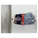 Youth Canvas Garden Gloves - Blue Butterfly Pattern Youth Canvas Garden Gloves - Blue Butterfly Pattern