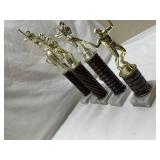 Metal Trophy Collection - Set of 5 Soccer Player Figurines Metal Trophy Collection - Set of 5 Soccer Player Figurines