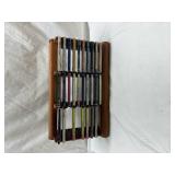 Danish Modern Wall Mount CD Rack Danish Modern Wall Mount CD Rack