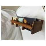 Danish Modern Wall Mount CD Rack Danish Modern Wall Mount CD Rack