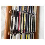 Danish Modern Wall Mount CD Rack Danish Modern Wall Mount CD Rack