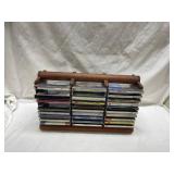 Wooden CD Wall Mount Display Rack Wooden CD Wall Mount Display Rack