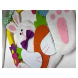 Easter Bunny Felt Door Wreath Easter Bunny Felt Door Wreath