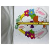 Easter Bunny Felt Door Wreath Easter Bunny Felt Door Wreath