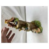 Decorative Easter Bunny Tree House Figurine Decorative Easter Bunny Tree House Figurine