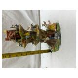 Decorative Easter Bunny Tree House Figurine Decorative Easter Bunny Tree House Figurine