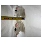 White Ceramic Bunny Planters Set White Ceramic Bunny Planters Set