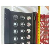 Plastic Storage Crate Set - Black and Red Plastic Storage Crate Set - Black and Red