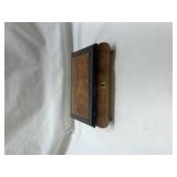 Victorian Burr Walnut Jewelry Box with Lock(No Key) Victorian Burr Walnut Jewelry Box with Lock(No Key)