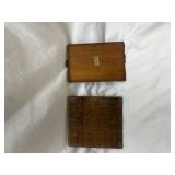 1940s Children's Wooden Wall Plaques Set of 2 1940s Children's Wooden Wall Plaques Set of 2