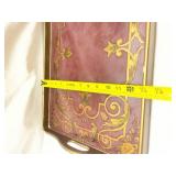 Decorative Rose Gold Serving Tray Decorative Rose Gold Serving Tray