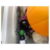 Full Bin of Halloween Decorations Full Bin of Halloween Decorations