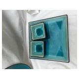 Royal Norfolk Turquoise Dinnerware Set Royal Norfolk Turquoise Dinnerware Set