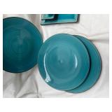 Royal Norfolk Turquoise Dinnerware Set Royal Norfolk Turquoise Dinnerware Set