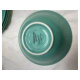 Gibson Turquoise Dinnerware Set Gibson Turquoise Dinnerware Set