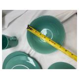 Gibson Turquoise Dinnerware Set Gibson Turquoise Dinnerware Set