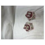 Capodimonte Style Porcelain Rose Salt and Pepper Shakers Capodimonte Style Porcelain Rose Salt and Pepper Shakers