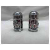 London Bridge Chrome Salt and Pepper Shakers London Bridge Chrome Salt and Pepper Shakers