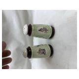 Decorative Salt & Pepper Shaker Set with Character Illustrations Decorative Salt & Pepper Shaker Set with Character Illustrations
