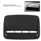 Engine Hood Air Outlet Vent Moulding Cover Trim, Hood Scoop Body Kit Glossy Black Bonnet Cover Universal for Car Modification