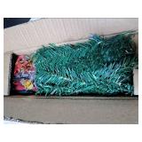 2FT Mini Christmas Tree with Lights, Pre-Lit Artificial Christmas Tree with Tree Skirt & Star Topper, Green Tabletop Xmas Tree for Home, Office, Bedroom, Party Decor (Battery Not Included)