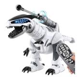 Fistone RC Robot Dinosaur Intelligent Interactive Smart Toy Electronic Remote Controller Robot Walking Dancing Singing with Fight Mode Toys for Kids Boys Girls Age 5 6 7 8 9 10 and Up Year Old