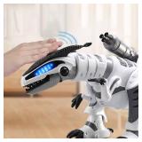Fistone RC Robot Dinosaur Intelligent Interactive Smart Toy Electronic Remote Controller Robot Walking Dancing Singing with Fight Mode Toys for Kids Boys Girls Age 5 6 7 8 9 10 and Up Year Old