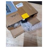 Funtery 6 Pcs LED Christmas Tree Flameless Taper Candles Real Wax Battery Operated Candlestick Lights with 3D Flame and Remote Timer Window Fireplace(Red Green Gold,Christmas Tree)