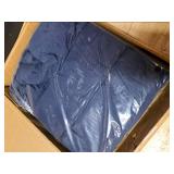 Amazon Basics Dining Chair Covers, Stretch Parson/Dining Chair Slipcover, Removable Washable Chair Protector for Home/Restaurant/Banquet, Navy Pack of 6