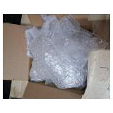 LOYIM Clear Glass Teardrop Winter Ornaments Crystal Raindrop Hanging Ornaments Crystal Chandelier Drop Pendant Icicles Decorations for Christmas Tree Winter Party Supplies(44 Pcs,4 Medium Size)