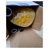 NAVAPAL 54\" Car Wash Brush with Long Handle and 12\" Soft Bristle Brush Head, Water Flow-Thru Car Washing Brush with Hose Attachment for Cleaning Car, RV, Truck, Boat, Camper, House Siding and More