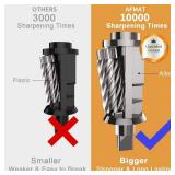 AFMAT Electric Pencil Sharpener, Heavy Duty Pencil Sharpener for Classroom, 6.5-8mm No.2/Colored Pencils, UL Listed, 10,000+ Sharpenings, Electric Pencil Sharpeners for Home, Office, PS13