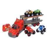 NKOK Blaze and The Monster Machines RC: Transporter with Monster Machines - Nickelodeon, Remote Controlled, 2.4 GHz