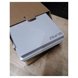 QILIPSU Junction Box IP67 Waterproof Plastic Electrical Enclosure Outdoor Weatherproof Project Electric Box with Mounting Plate, Wall Brackets, Hinged Grey Cover 11.2\"x7.7\"x5.1\"