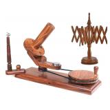 Large Handcrafted Wooden Yarn Winder & Swift â Rosewood Brown Ball Winder for Crocheting, Knitting, Weaving â Heavy-Duty Yarn Winder for 8-12 oz Skeins