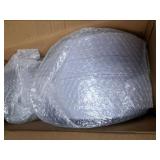 NOCCUR 200PCS Silver Plastic Plates Disposable for 100 Guests - Include 100 Dinner / 100 Dessert Plates Heavy Duty - Ideal for Party/Wedding/New Year