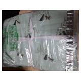 Eddie Bauer - Flannel Sheets Queen Size, Anti-Pilling & Wrinkle Resistant Cotton, Touchably Soft for All-Season Comfort - Bed Sheets with Matching Pillowcases & Fitted Sheet (Dog Friends Blue)