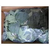 Dolicer 4 Packs 6FT Artificial Eucalyptus Garland, Faux Greenery Garland Fake Vines Hanging Silver Dollar Eucalyptus Leaves for Wedding Backdrop Arch Table Wall Party Home Decor