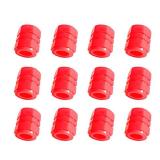 12PCS Fluorescent Car Tire Valve Stem Caps, Luminous Wheel Valve Tire Air Cover, Illuminated Dustproof Corrosion Resistant, Auto Accessories Fit for Motorcycles, SUV, Trucks, Bicycles (Red/12PCS)